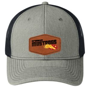 Snapback Trucker Cap w/ Leather Patch Thumbnail
