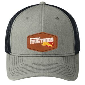 Snapback Trucker Cap w/ Leather Patch Thumbnail